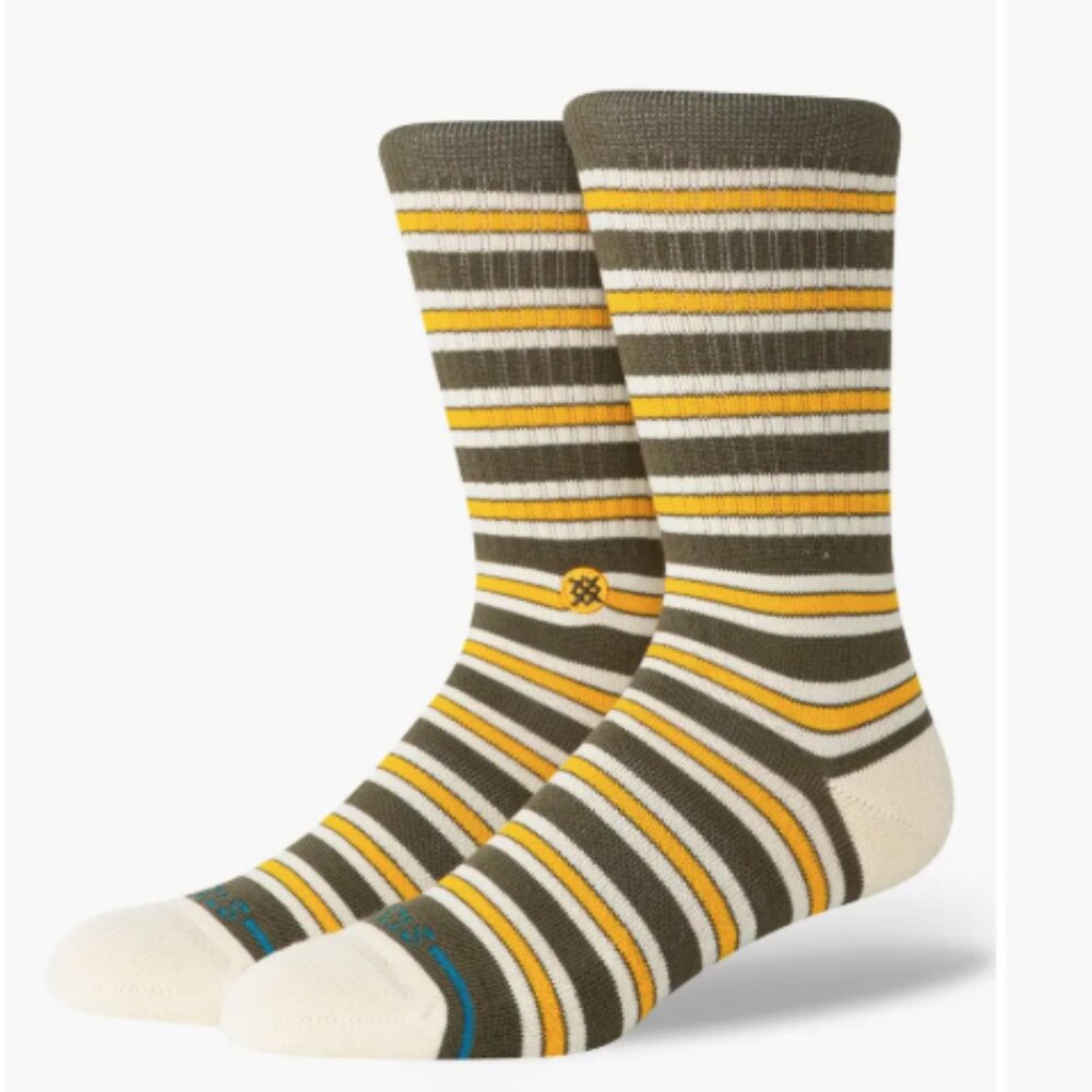 NWT Stance Combed Cotton Crew Socks - Color = Ollie Crew – Large